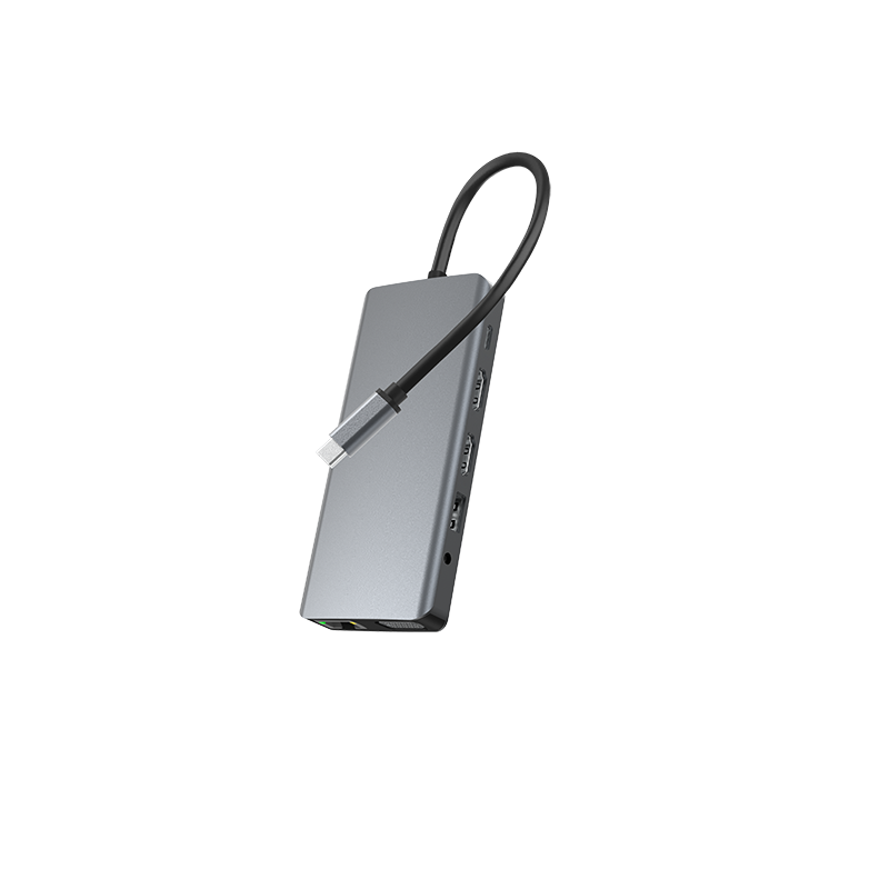 12IN1 USB C hub, type C multi-fuctional adapter