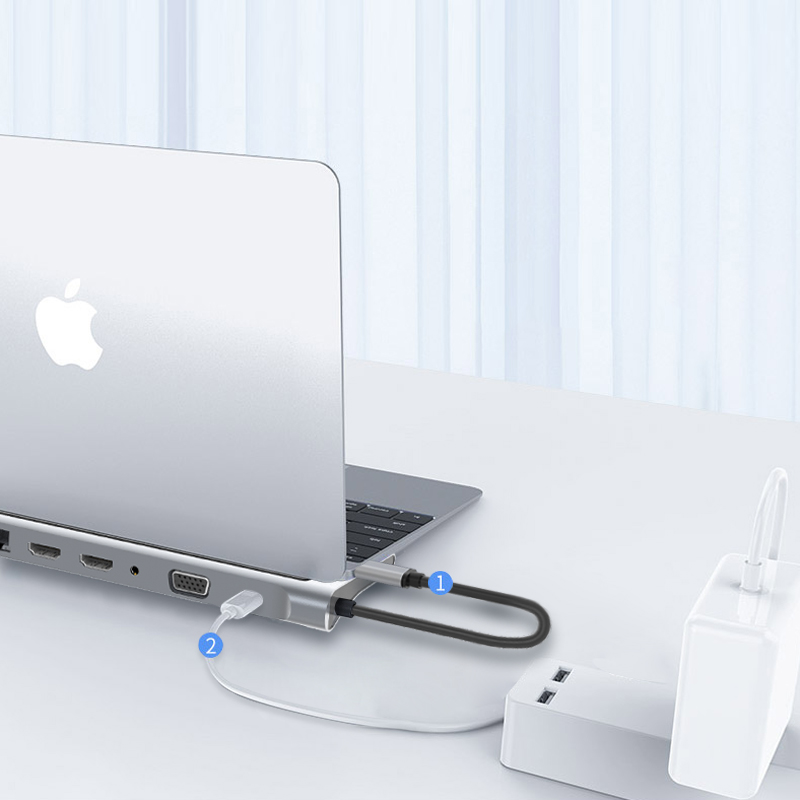 12in1 USB C Docking station , Type C multi-fuctional adapter