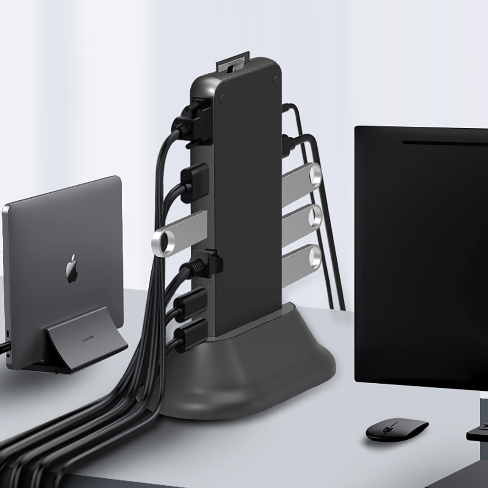 12-in-1 Multi-ports USB C hub adapters, type C hub
